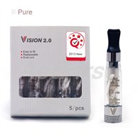 【数量限定セール】Vision 2.0 V3+ CE5 CC デュアルコイル クリアカトマイザー Clearomizer (5個入)